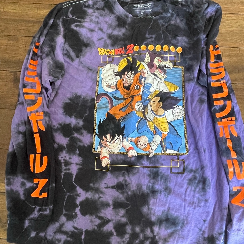 Dragon Ball Z tie dye shirt